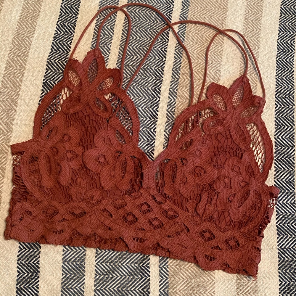 Free People Adella Longline Bralette